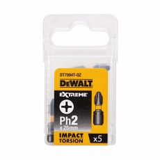 DEWALT DT7994TQZ PH2 25mm IR Torsion Bit (5) DEWALT DT7994TQZ PH2 25mm IR Torsion Bit (5)