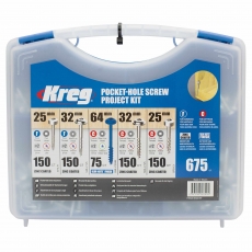 KREG SK03-INT Pocket Hole Screws, 5 Types 675pk KREG SK03-INT Pocket Hole Screws, 5 Types 675pk