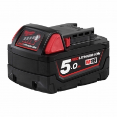 MILWAUKEE M18B5 M18 18v 5ah Red Lithium-Ion Battery MILWAUKEE M18B5 M18 18v 5ah Red Lithium-Ion Battery