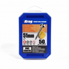KREG SML-C2-50-INT 51mm Coarse Washer Head Screws 50pk KREG SML-C2-50-INT 51mm Coarse Washer Head Screws 50pk