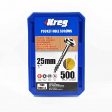 KREG SML-C1-500-INT 25mm Coarse Washer Head Screws 500pk KREG SML-C1-500-INT 25mm Coarse Washer Head Screws 500pk