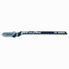 BOSCH 2608630310 Jigsaw blade T 119 BO Basic for Wood 5 pack BOSCH 2608630310 Jigsaw blade T 119 BO Basic for Wood 5 pack