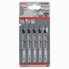 BOSCH Jigsaw blade T 101 BRF Clean for Hard Wood 5 pack BOSCH Jigsaw blade T 101 BRF Clean for Hard Wood 5 pack