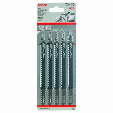 BOSCH Jigsaw blade T 344 D Speed for Wood 5 pack BOSCH Jigsaw blade T 344 D Speed for Wood 5 pack