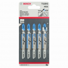 BOSCH Jigsaw blade T 118 G Basic for Metal 5 pack BOSCH Jigsaw blade T 118 G Basic for Metal 5 pack
