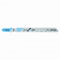 BOSCH Jigsaw blade T 118 G Basic for Metal 5 pack BOSCH Jigsaw blade T 118 G Basic for Metal 5 pack