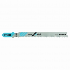 BOSCH Jigsaw blade T 118 B Basic for Metal 5 pack BOSCH Jigsaw blade T 118 B Basic for Metal 5 pack