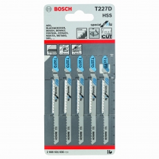 BOSCH Jigsaw blade T 227 D Special for Aluminium 5 pack BOSCH Jigsaw blade T 227 D Special for Aluminium 5 pack