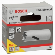 BOSCH 22 mm, 7/8" HSS bi-metal holesaw for standard adapters BOSCH 22 mm, 7/8" HSS bi-metal holesaw for standard adapters