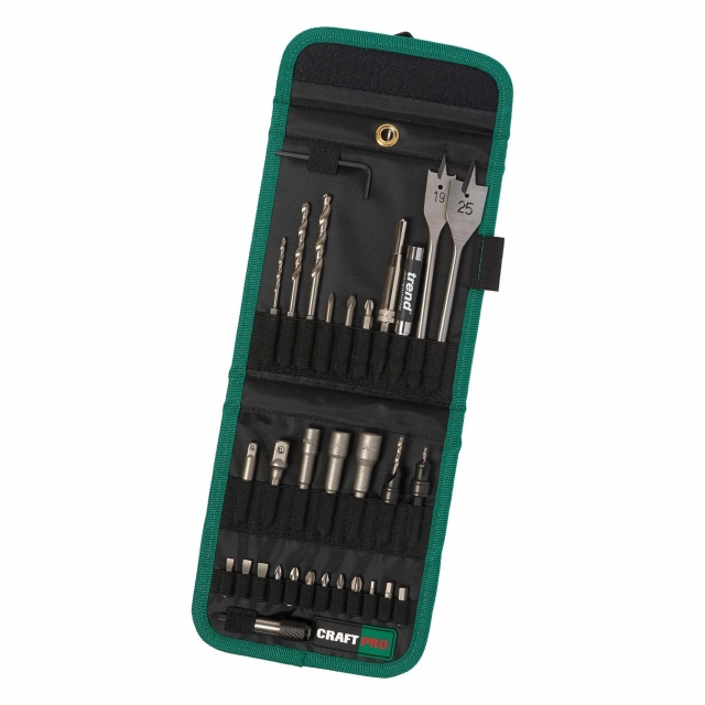 TREND CR QR SET 1 30 piece Craft Pro QR Drill Bit Set ToolStore UK