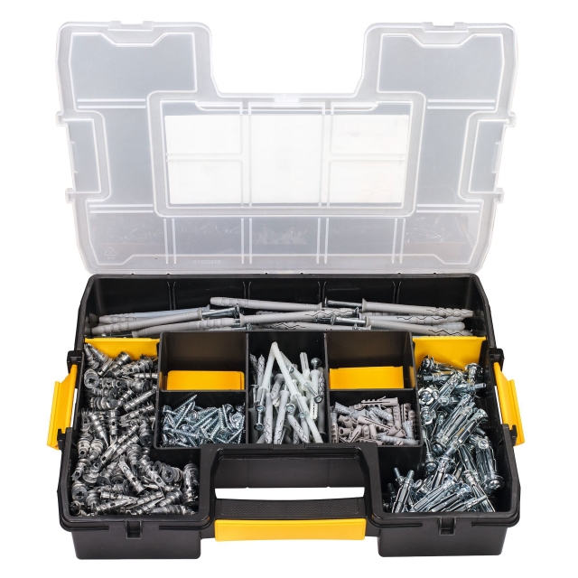 DEWALT DFMJOMIX 350pc Mixed Anchors Kit - ToolStore UK