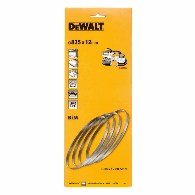 Dewalt battery best sale bandsaw blades