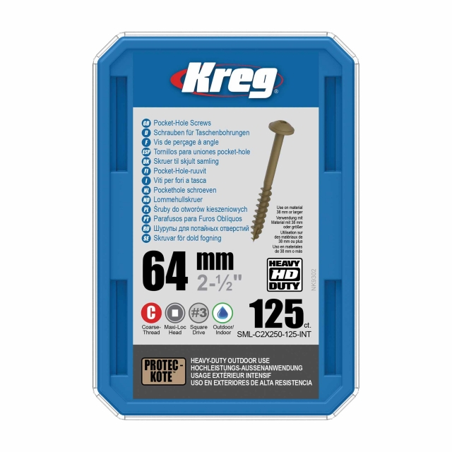 Kreg shop jig screws