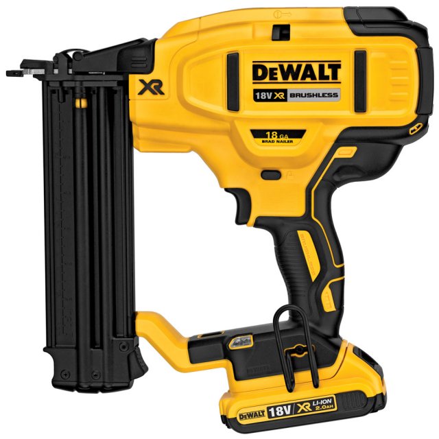 DEWALT DCN680D2 18V XR Brushless 18G Brad Nailer 2x 2.0Ah ToolStore UK