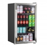 BARIDI Baridi Under Counter Wine/Drink/Beverage Cooler/Fridge, Built-In Thermostat, Energy Class E, 85L