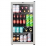 BARIDI Baridi Under Counter Wine/Drink/Beverage Cooler/Fridge, Built-In Thermostat, Energy Class E, 85L